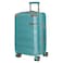 Senator Hard Case Medium Luggage Trolley For Unisex ABS Lightweight 4 Double Wheeled Suitcase With Built In TSA Type Lock A5125 Light Green