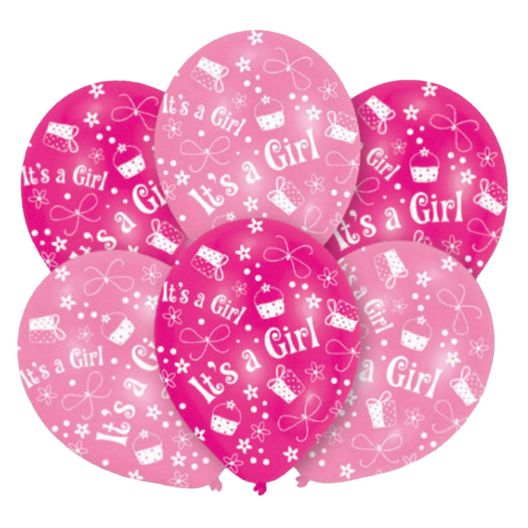 Amscan Pack Of 6 Latex 10th Birthday Balloons - Number 10 Printed With Stars, 10.83 Inches - View #7