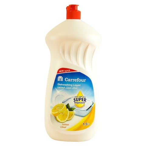 Carrefour dishwash liquid lemon 1.5 L