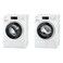 Miele W1 Front Loading Washing Machine 8kg WWD660 WCS With T1 Heat Pump Dryer 8kg TWD360 WP Lotus White