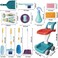 Kids Cleaning Set, kids pretend play 11 pcs broom set with cleaning cart, brooms, and mop Preschool Toy Gift for Kids Toddler Baby Children Boys and Girls