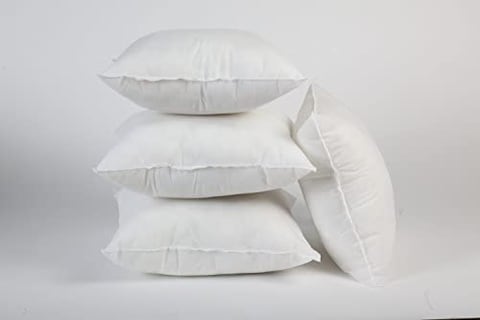 Hotel Linen Klub Cushion Filler Pack Of 4Pcs- Fabric: Non Woven, Filling 300Grams Non Siliconized Fiber - Size : 40 X 40cm