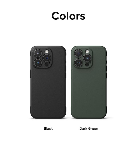 Ringke iPhone 15 Pro Max Case Cover, Onyx Series, Dark Green