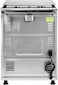 Super General Freestanding Gas Cooker 4-Burner Full-Safety, Stainless-Steel Cooker With Rotisserie, Silver, 60 x 60 x 85 cm, SGC-6470-MSFS, 1-Year Warranty (Installation Not Included)