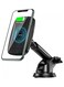 Hoco Magnetic Wireless Charging Car Holder Black