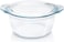 Borosil Deep Round Casserole, White, 1.75Liters