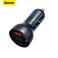 Baseus 65W USB C Car Charger Type C Charger PPS PD3.0 QC4.0 45W Super Fast Charging with LED Display Compatible with iPhone 15 Pro Max 15/14/ Pro Max Samsung S22 S21 Ultra/Tab MacBook iPad Dark Grey