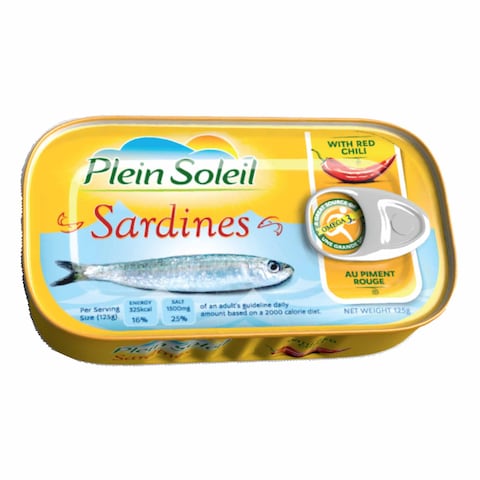 Plein Soleil Sardines In Red Chili 125GR