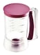 Generic Pancake Cupcake Batter Dispenser Clear/Pink