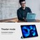 Spigen Ultra Hybrid Pro designed for iPad Air 5th Generation Case (2022) / iPad Air 4th Generation Case (2020) 10.9 inch with Pencil Holder - Teal Blue