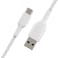 Boost Charge Braided USB-C To USB-A Cable, 2M, White