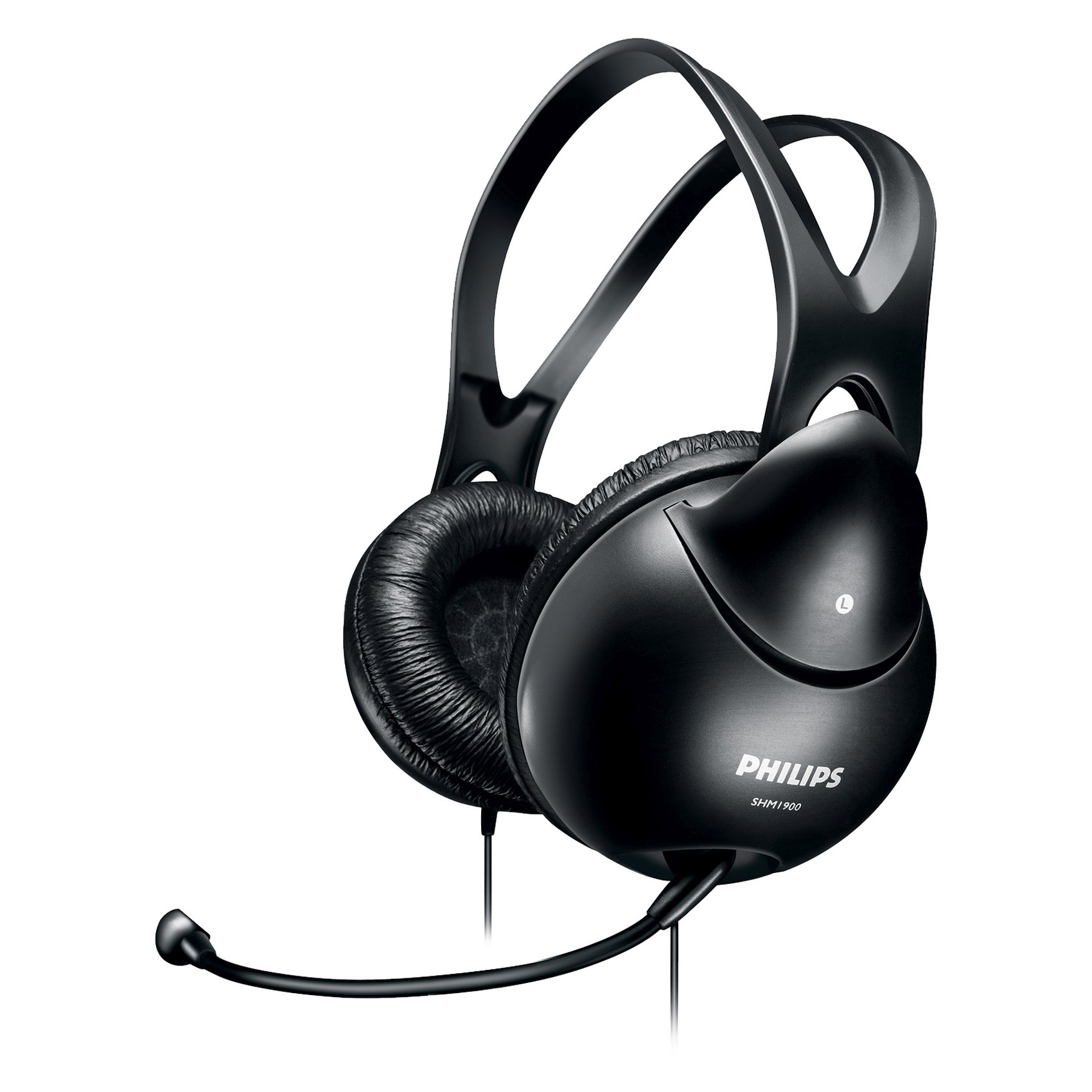 Philips EasyChat Wired Over-Ear Headphones SHM1900 Black