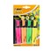 Bic Flat Highlighter Assorted 4 Pieces