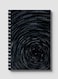 Lowha Spiral Notebook With 60 Sheets And Hard Paper Covers With Black Hole Background Design, For Jotting Notes And Reminders, For Work, University, School
