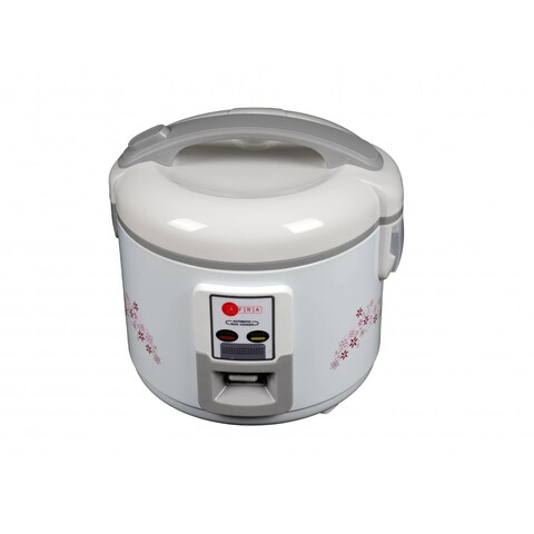 AFRA Rice Cooker, 1.5 Litre, Inner Pot, Aluminium Heating Plate, Quick &amp; Efficient, Fully Sealable, Preserves Flavors &amp; Nutrients, G-mark, ESMA, ROHS, And CB Certified, AF-1550DRWT, 2 Years Warranty
