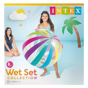 Intex Wet Set Collection Jumbo Stripe Beach Ball 107cm