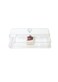 Lihan Rectangular Cake Tray, Cake Plate Dish With Acrylic Display Cover Lid, Dessert Holder Tray, Cake Stand, Acrylic Grain Rectangle Cake Platter With Acrylic Cover, Pastry Base