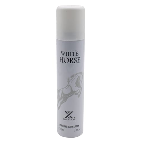 X Creation White Horse Perfume Body Spray For Women 75ml