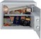 Rubik Safe Box With Key And Shelve For Home Office Shop RB30K1 (30x38x30cm, White)