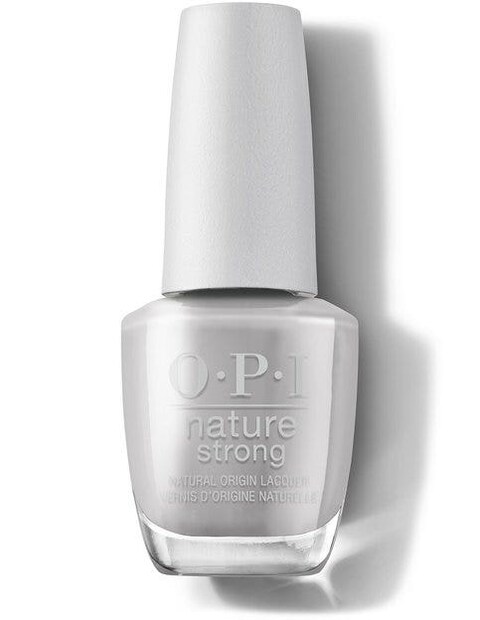 OPI Nature Strong Nail Polish, Dawn of a New Gray, Brown Nail Polish, 0.5 fl oz