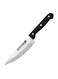 Royalford Stainless Steel Chef Knife Black/Silver 6inch