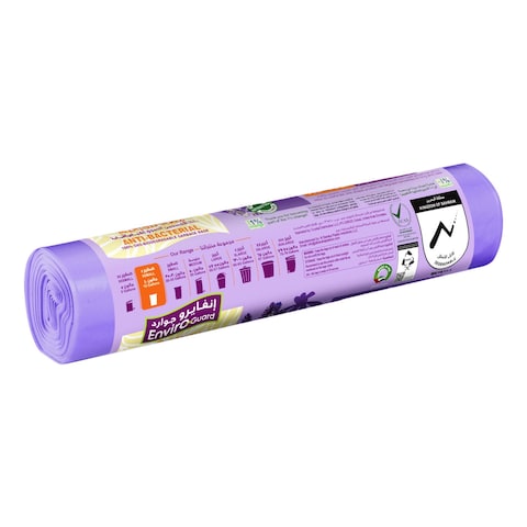 Enviro Care 10 Gallon Lavender Scented Purpler 30 Garbage Bags