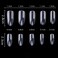 Generic 500 Pieces Almond Nail Tips Extension Clear Full Tips, Oval Shape Nails Full Transparent Tips (Size: 0-9)