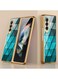 MARGOUN for Samsung Galaxy Z Fold 3 5G Case Luxury Plating Cover with Screen Protector Glass Hybrid Full Body Protection