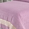 Villa Paris Premium Jacquard Bed Cover Turkish Cotton Blanket Organic Throw Bed Spread For Double/King Size Bed 200X220cm - Purple