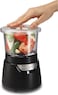 Hamilton Beach Stack &amp; Press Mini 700 ml Glass Bowl Food Processor &amp; Vegetable Chopper, 110V 60Hz USA Plug, Black (72860)
