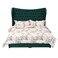 In House Lisbon Velvet Bed Frame - King - 200x200 cm - Dark Green