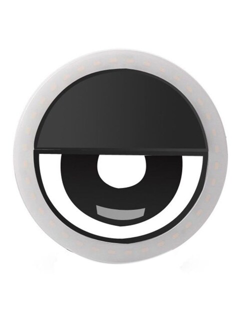 Generic - Smartphone LED Ring Selfie Light Black/White