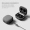 VRS Design Modern Sand Stone designed for Galaxy Buds2 Pro case cover (2022) / Galaxy Buds 2 case (2021) / Galaxy Buds Pro case (2021) / Galaxy Buds Live case with Leather Strap - SandStone