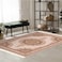 In House Velvet Turkish Rectangular Decorative Carpet - Red - 150x80cm