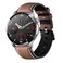 Smart Watch For Android iOS, Bluetooth Calls Voice Chat with Heart Rate/Sleep Monitor Fitness Tracker, Full Touch Screen IP68 Waterproof Smartwatch Silver/Brown
