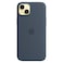 Apple Silicone Case Cover With MagSafe For iPhone 15 Plus Storm Blue
