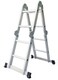 Multi Purpose 4x2 x 2.6m Foldable Aluminium Ladder 8 Rungs