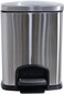 Grace Kitchen Kitchen Stainless Steel Pedal Bin 5L, Step-On Waste Bin, Foot Pedal Trashcan