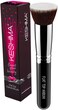 Keshima Flat Top Kabuki Foundation Brush - Premium Makeup Brush For Liquid, Cream, And Powder - Buffing, Blending, And Face Brush (Regular Size)