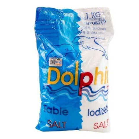 Dolphin Egypt Iodized Table Salt 1kg