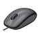 Logitech M100 USB Mouse Black