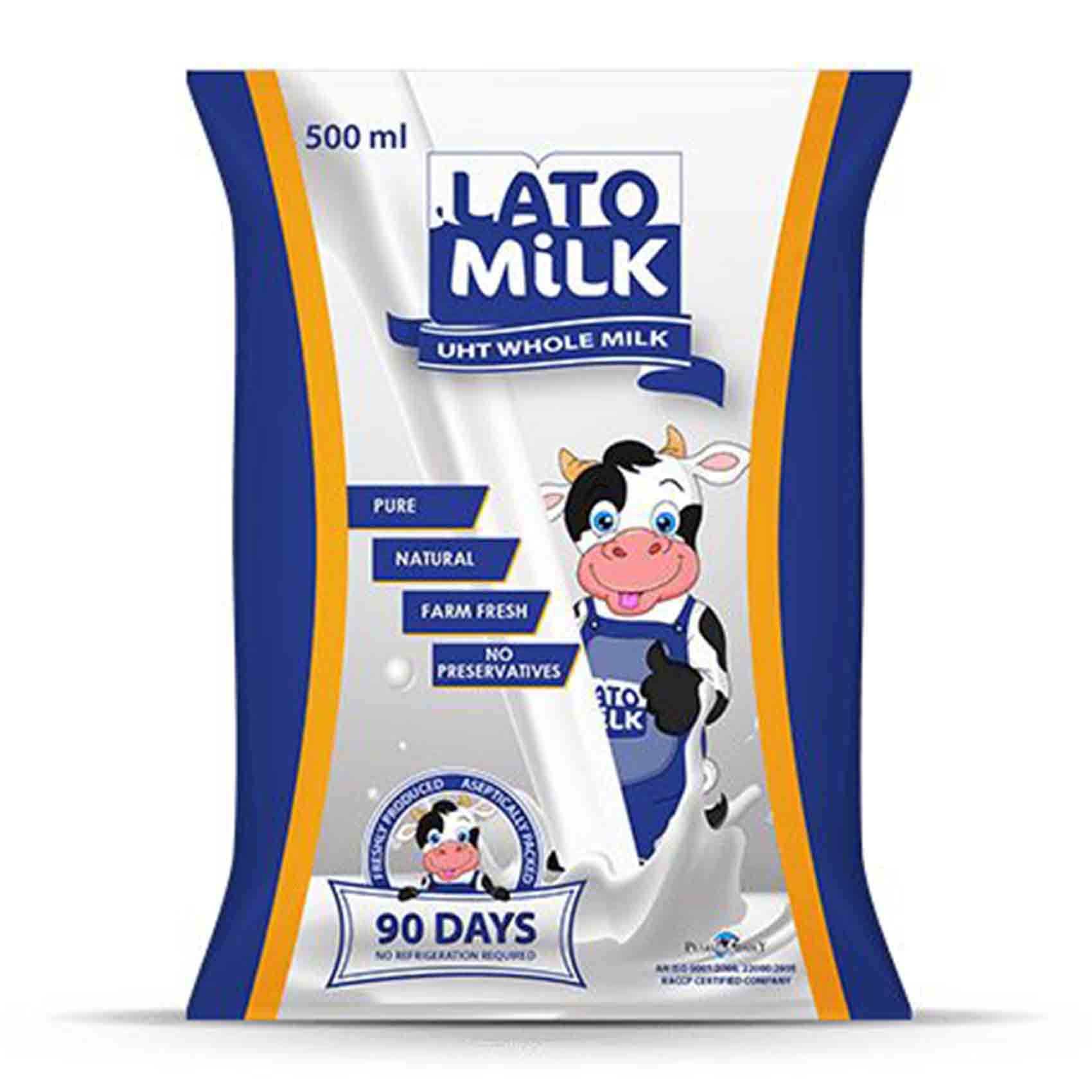 Lato Milk Esl Pouch 500Ml  Long Life