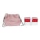 Cook' Concept Take Away 2 Layers Lunch Box with Cutlery and Travel Cover Pink 3 PCS