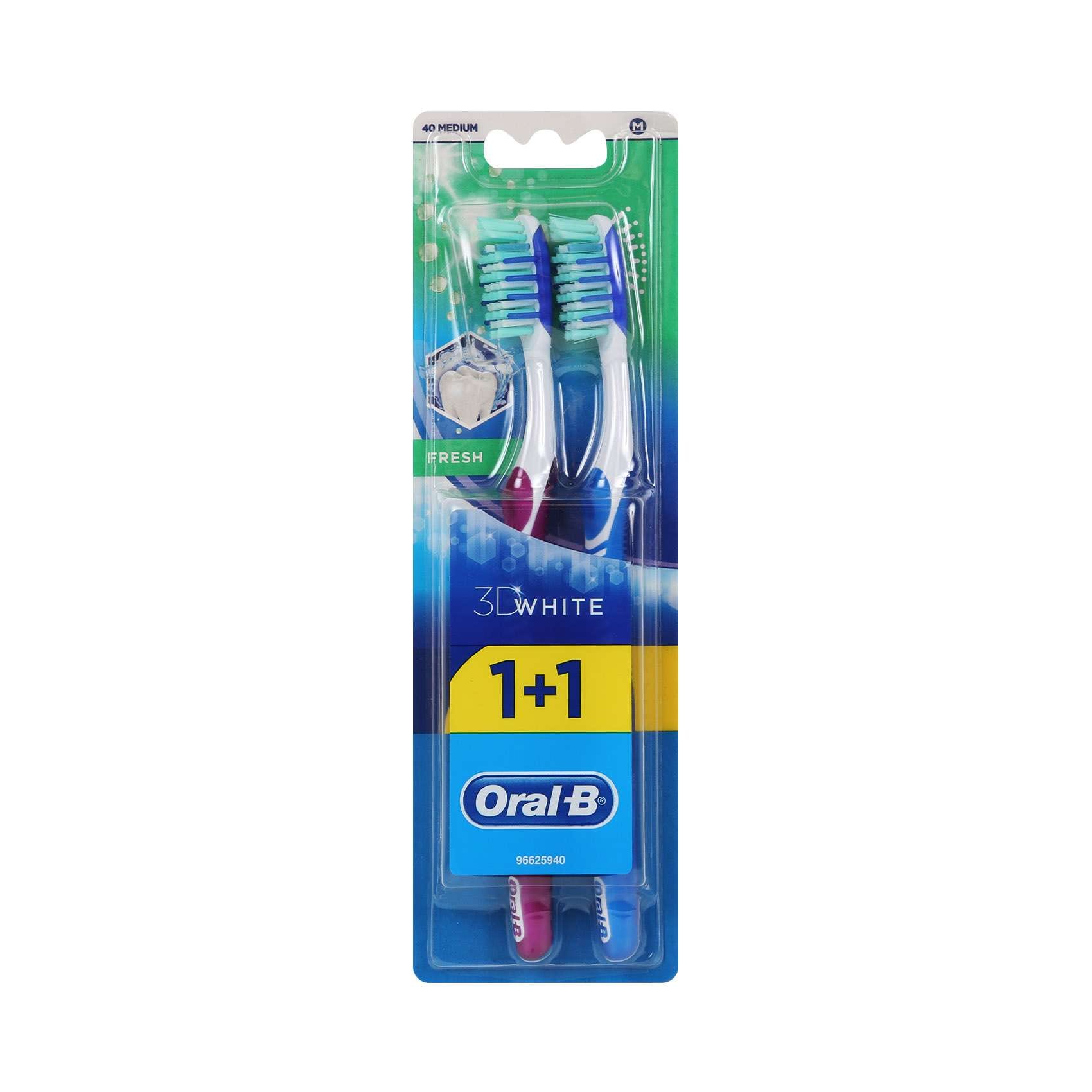 Buy Oral-B 3D White Toothbrush Online Carrefour Qatar
