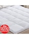 Krude 100% Microfiber 90GSM Supersoft Mattress Topper 1Pc Polyester, White 100X200cm
