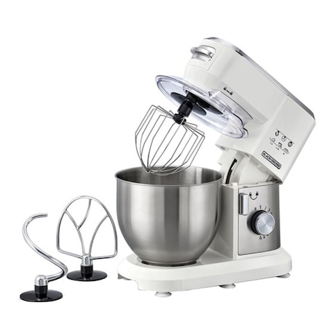 Black &amp; Decker Multifunction Stand Mixer MKM100-B5 White And Silver 1000W