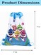 Drawstring Bag for Boys/Girls Travel Storage Package Cartoon School Backpack Children Kids Birthday Party Favors Bags 12 pcs (Baby Shark)
