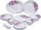 Royalford 33 Pcs Opal Ware Dinner Set 1X1, Rf8981, White