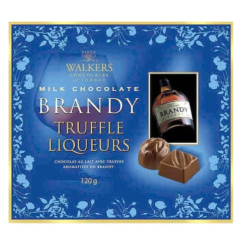 Walkers Brandy Truffle Liqueurs Milk Chocolate 120g