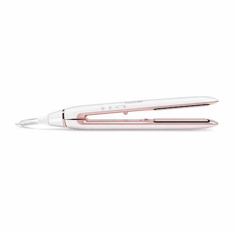 Philips - Hair Straightener - White/Rose Gold - HP8372/00